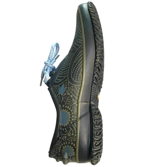 Bogs Batik Urban Farmer Slides Clogs Women’s Size 9 Blue Leaf Waterproof - Picture 8 of 9